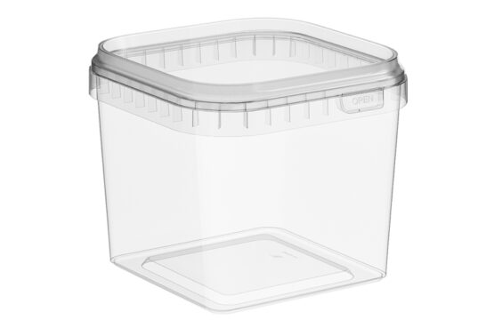 1,15L 1150ml kvadratinis kibirelis