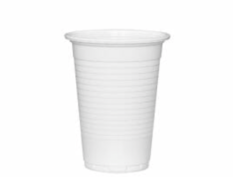 Stiklinė 200ml, PP balta
