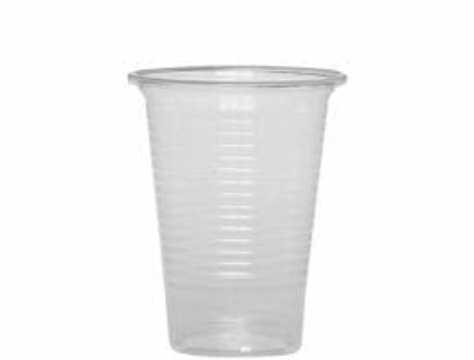 Vienkartinės stiklinės 200ml, PP skaidrios