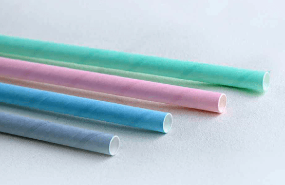 Popieriniai šiaudeliai 200x6 mm, pastel