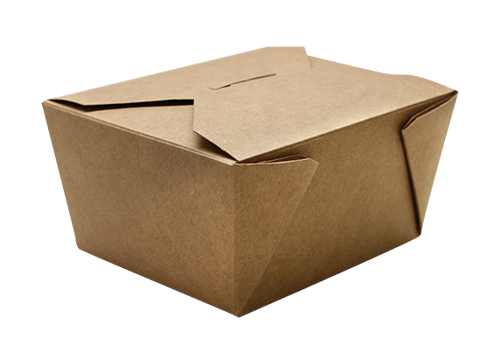 Popierinė dėžutė kraft box 1000 ml